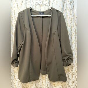 NWOT Covington Open Front Blazer XL